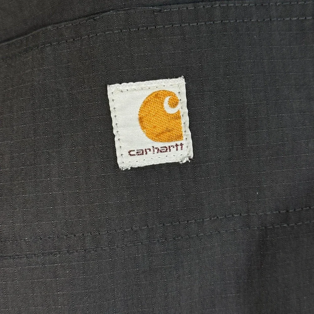 Carhartt Men's Gray Ripstop Relaxed Fit 34x32 - Picture 8 of 13